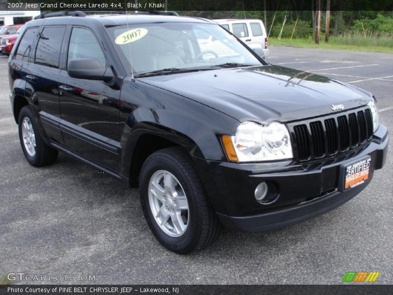 Black / Khaki 2007 Jeep Grand Cherokee Laredo 4x4