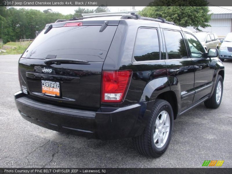 Black / Khaki 2007 Jeep Grand Cherokee Laredo 4x4