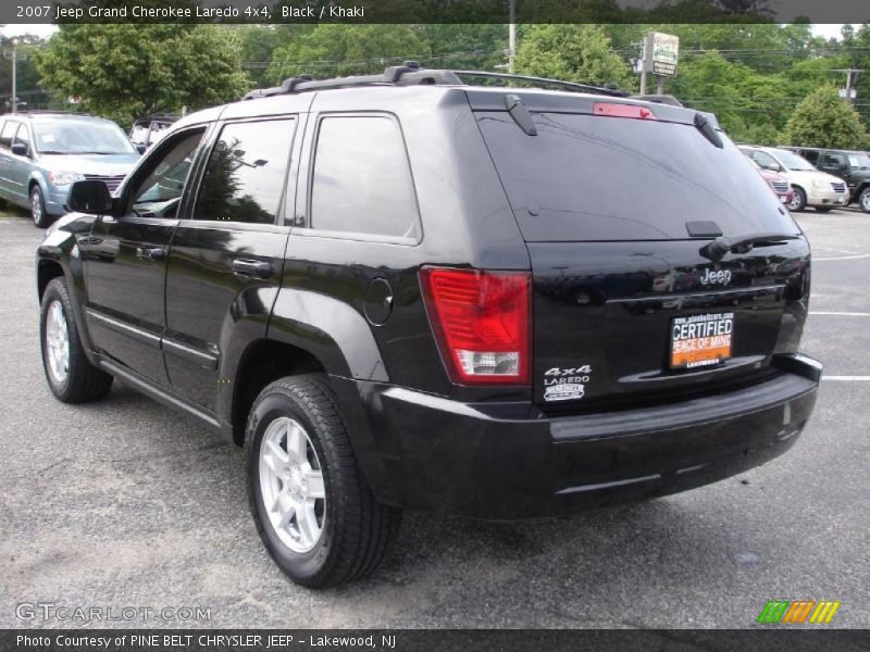 Black / Khaki 2007 Jeep Grand Cherokee Laredo 4x4