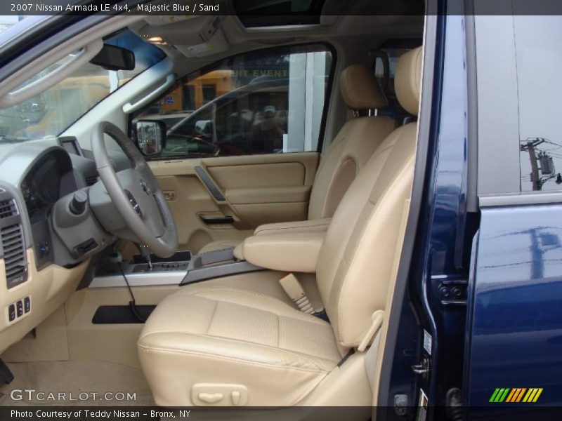 Majestic Blue / Sand 2007 Nissan Armada LE 4x4