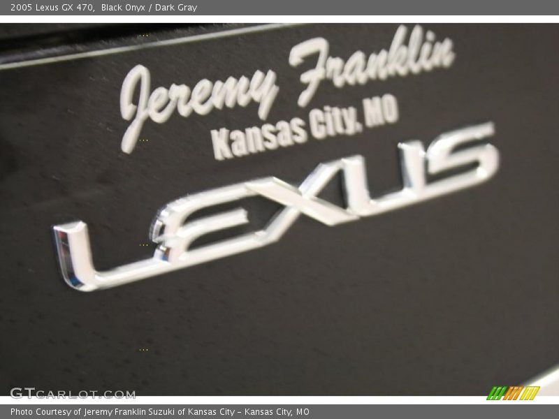 Black Onyx / Dark Gray 2005 Lexus GX 470