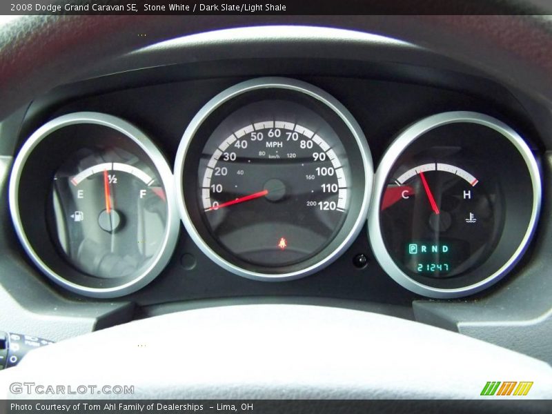 Stone White / Dark Slate/Light Shale 2008 Dodge Grand Caravan SE