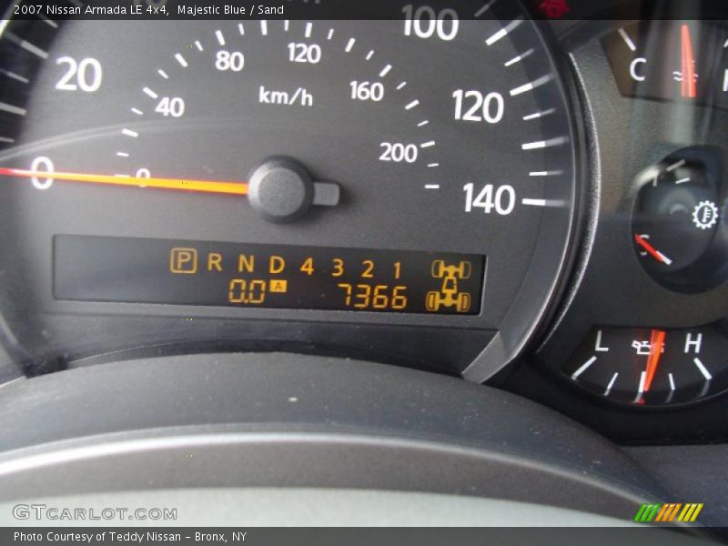 Majestic Blue / Sand 2007 Nissan Armada LE 4x4