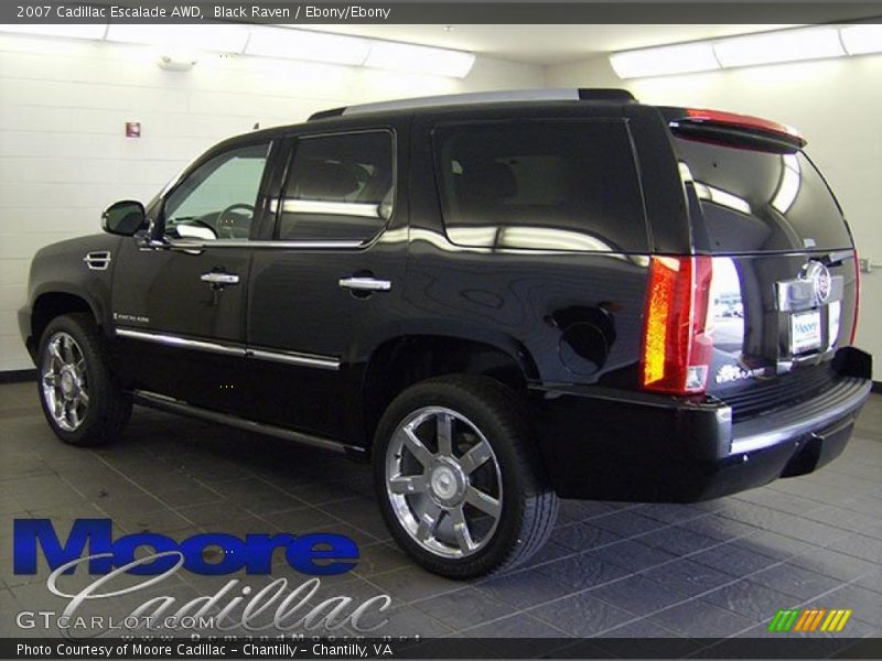 Black Raven / Ebony/Ebony 2007 Cadillac Escalade AWD