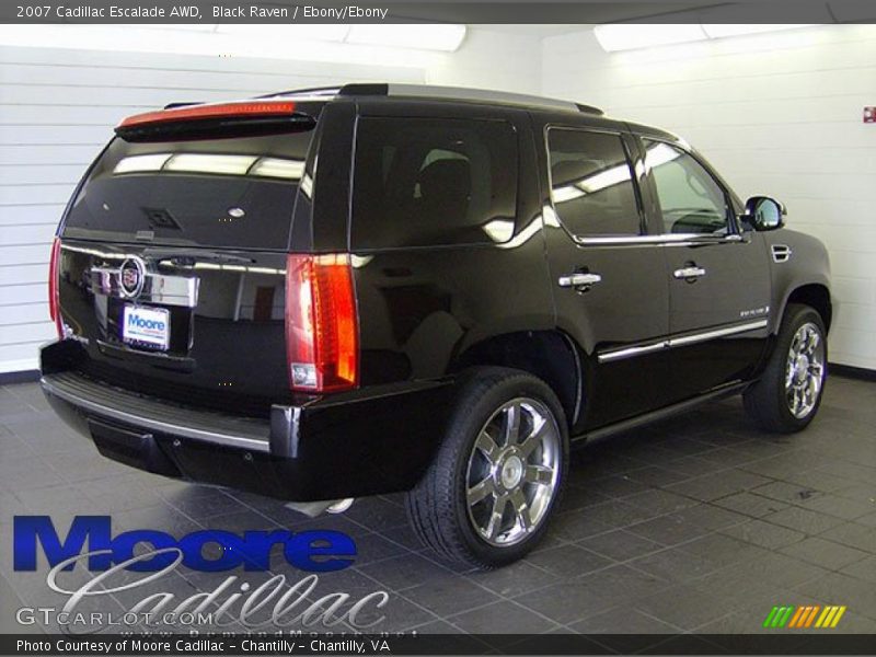 Black Raven / Ebony/Ebony 2007 Cadillac Escalade AWD