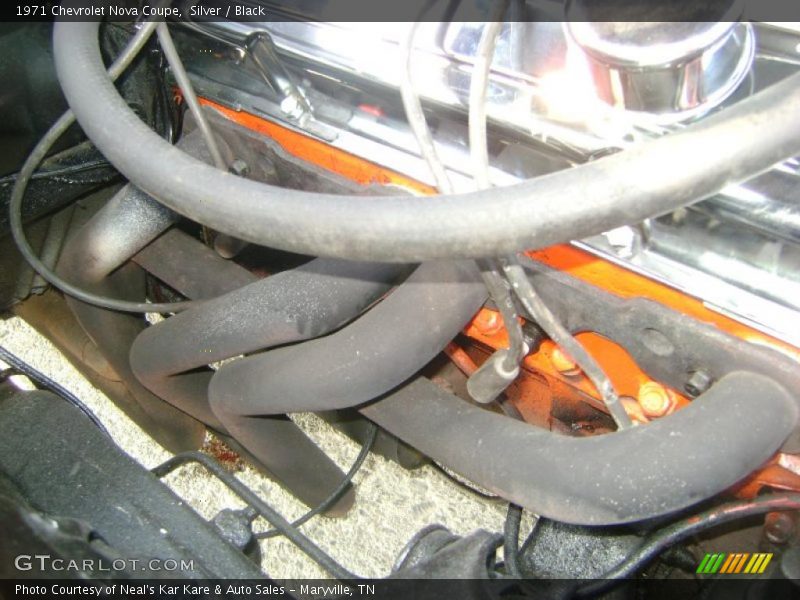 Silver / Black 1971 Chevrolet Nova Coupe