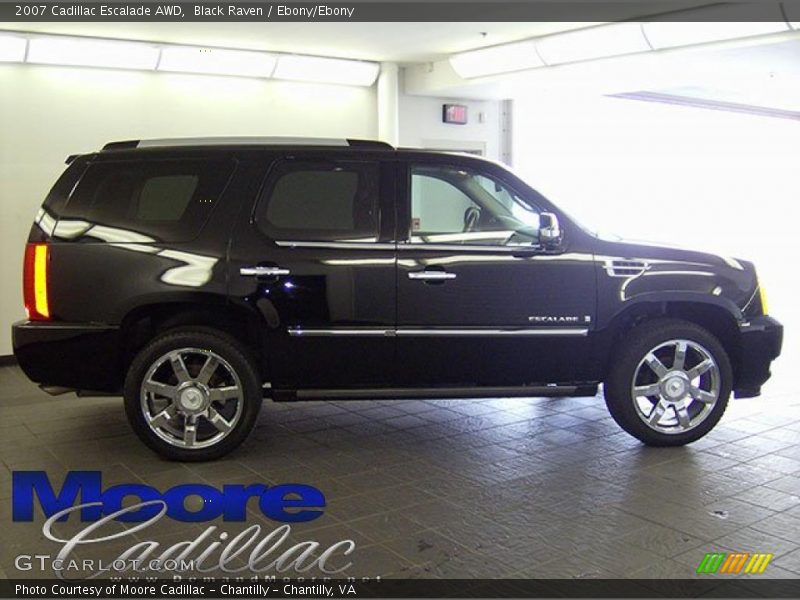 Black Raven / Ebony/Ebony 2007 Cadillac Escalade AWD