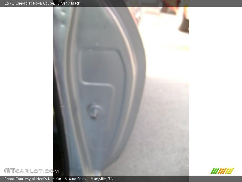 Silver / Black 1971 Chevrolet Nova Coupe