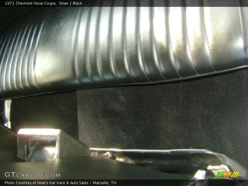 Silver / Black 1971 Chevrolet Nova Coupe