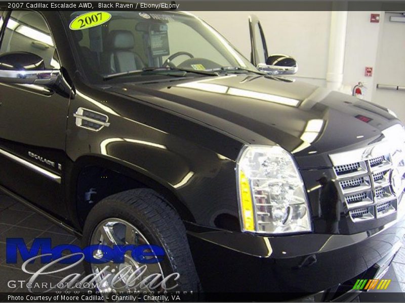 Black Raven / Ebony/Ebony 2007 Cadillac Escalade AWD
