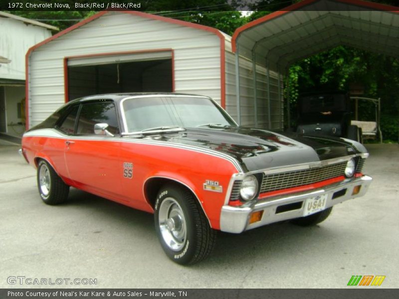 Black/Red / Black/Red 1972 Chevrolet Nova
