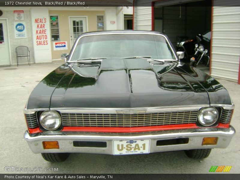 Black/Red / Black/Red 1972 Chevrolet Nova