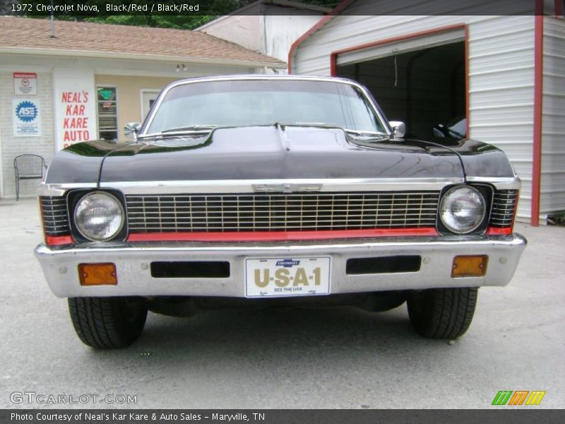 Black/Red / Black/Red 1972 Chevrolet Nova