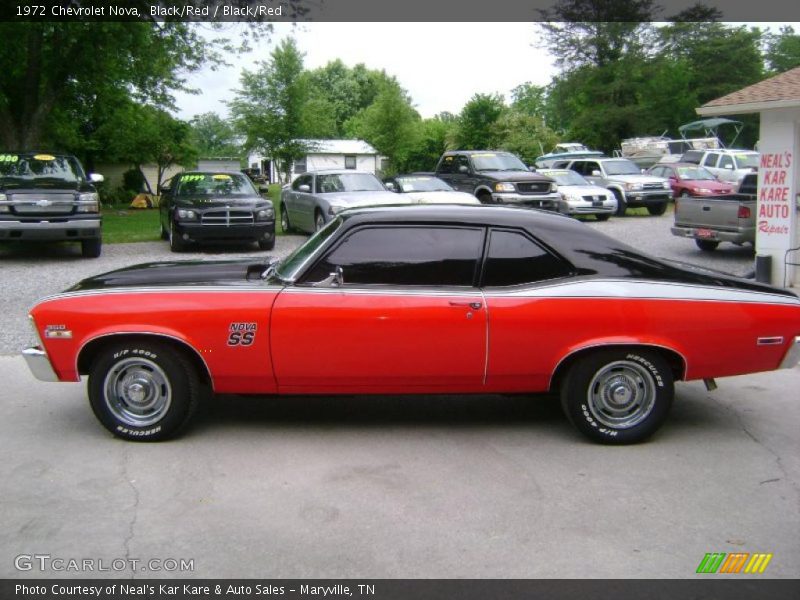 Black/Red / Black/Red 1972 Chevrolet Nova
