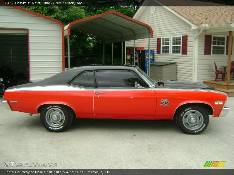 Black/Red / Black/Red 1972 Chevrolet Nova