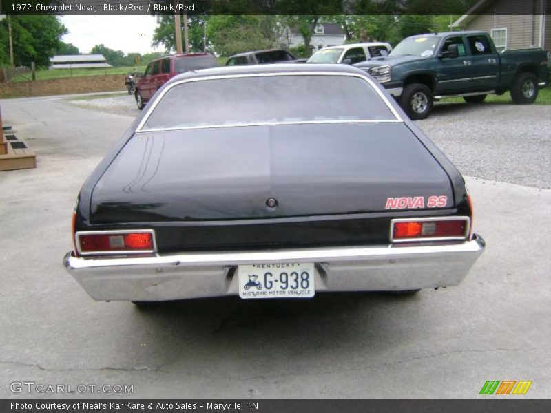 Black/Red / Black/Red 1972 Chevrolet Nova