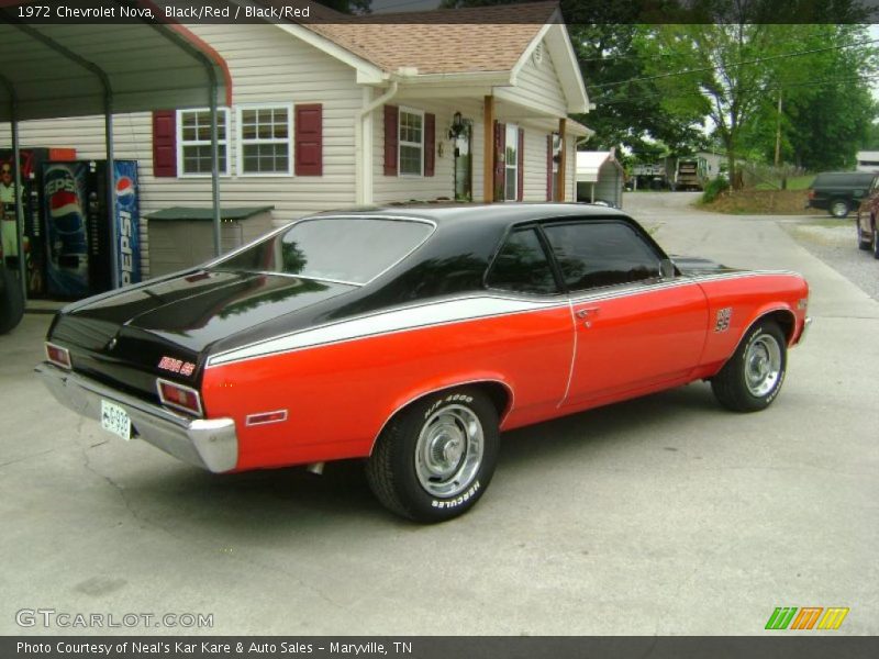 Black/Red / Black/Red 1972 Chevrolet Nova