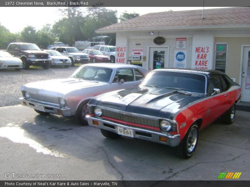 Black/Red / Black/Red 1972 Chevrolet Nova