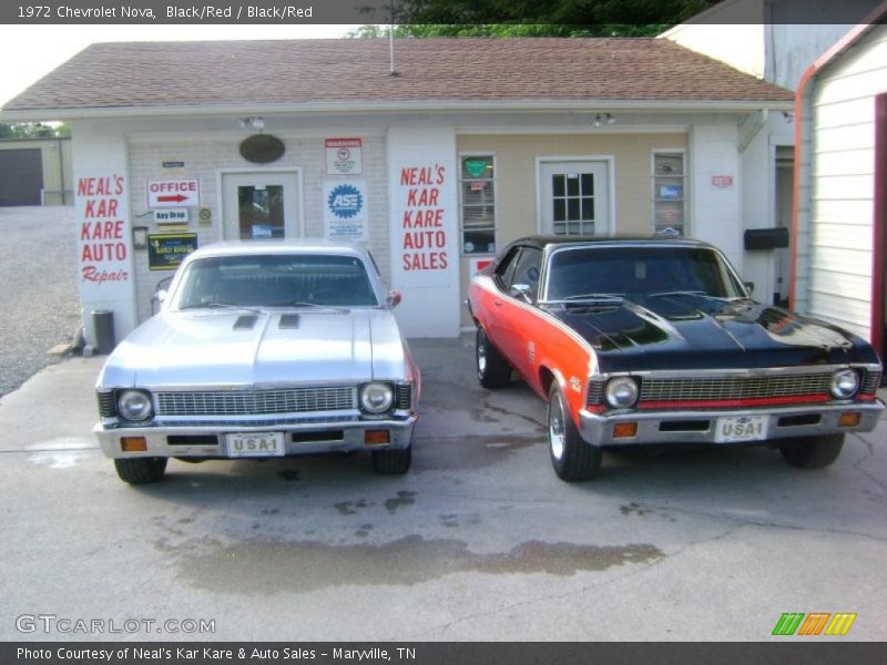 Black/Red / Black/Red 1972 Chevrolet Nova
