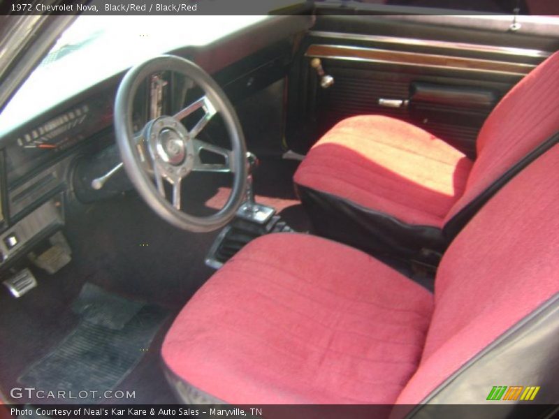 Black/Red / Black/Red 1972 Chevrolet Nova