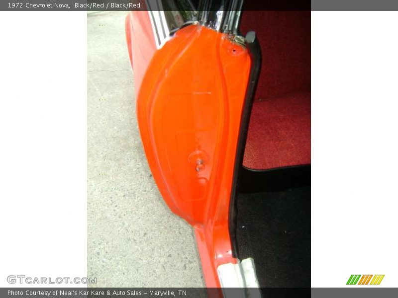 Black/Red / Black/Red 1972 Chevrolet Nova