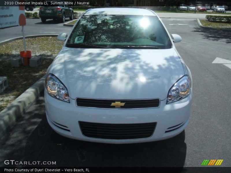 Summit White / Neutral 2010 Chevrolet Impala LS