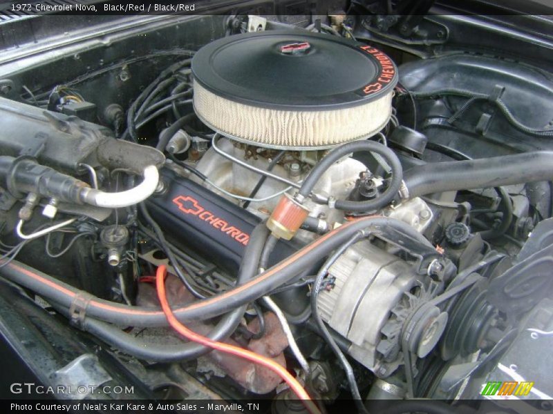Black/Red / Black/Red 1972 Chevrolet Nova