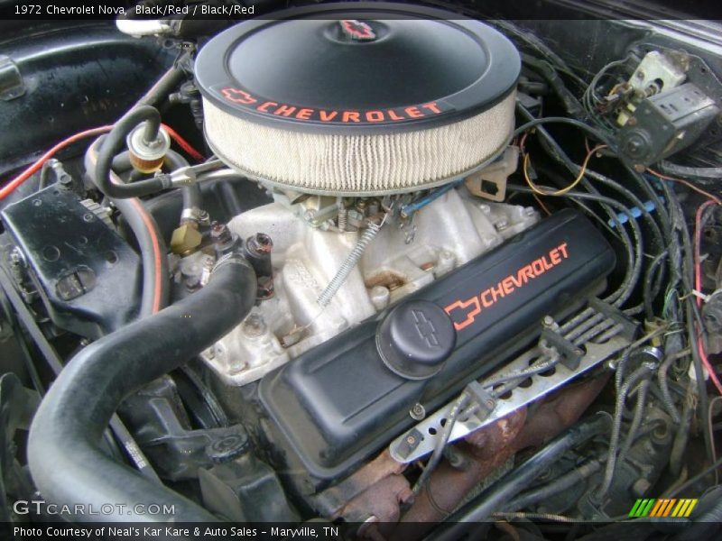 Black/Red / Black/Red 1972 Chevrolet Nova