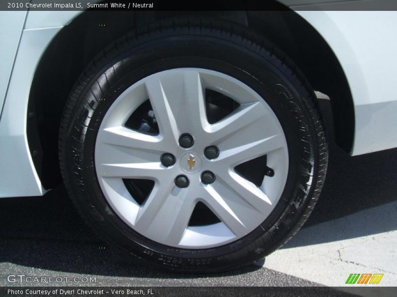 Summit White / Neutral 2010 Chevrolet Impala LS