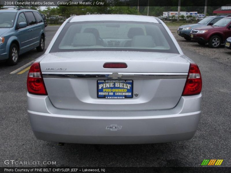 Galaxy Silver Metallic / Gray 2004 Chevrolet Malibu Sedan