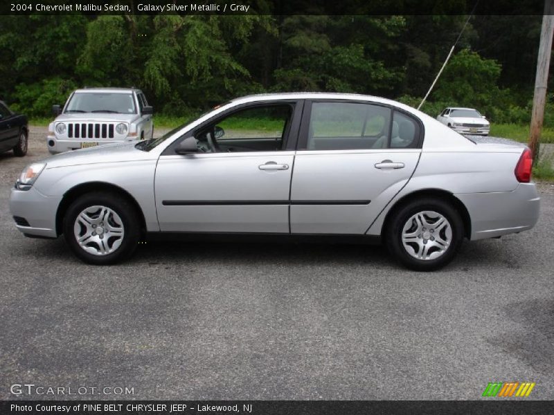 Galaxy Silver Metallic / Gray 2004 Chevrolet Malibu Sedan