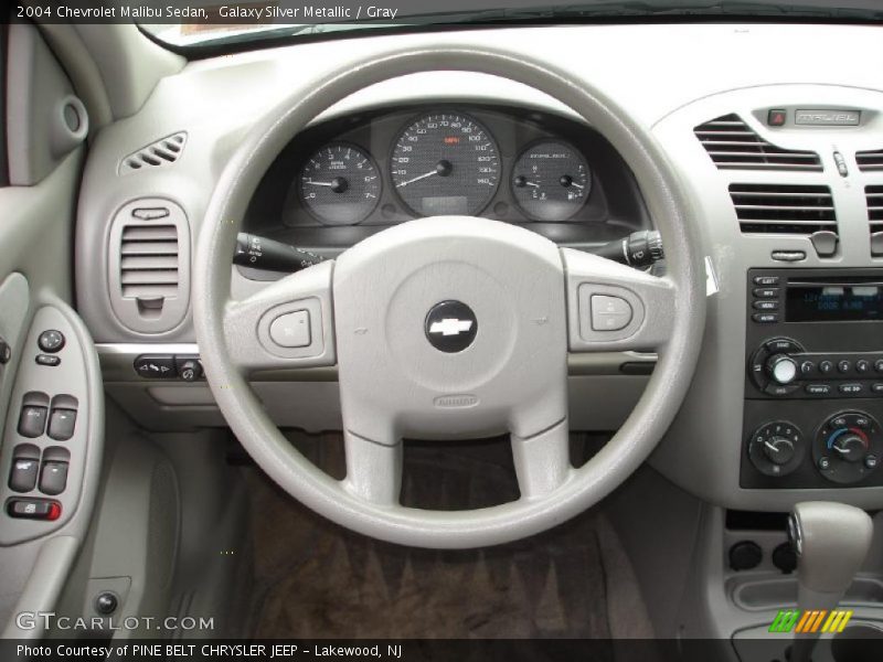 Galaxy Silver Metallic / Gray 2004 Chevrolet Malibu Sedan