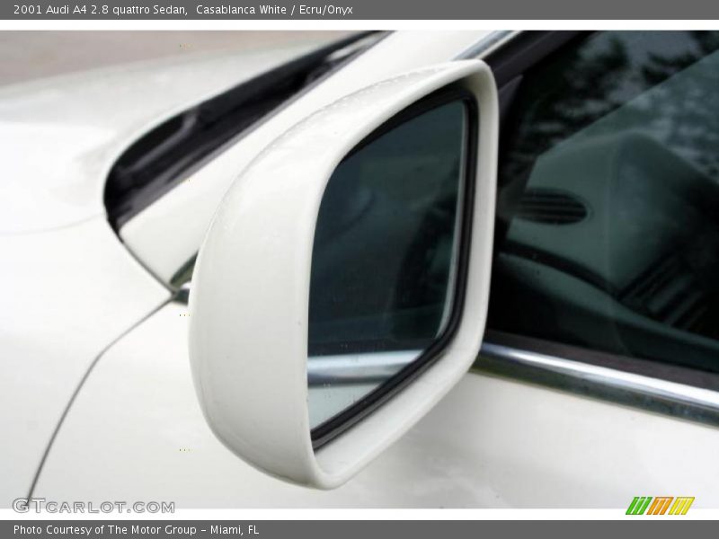 Casablanca White / Ecru/Onyx 2001 Audi A4 2.8 quattro Sedan