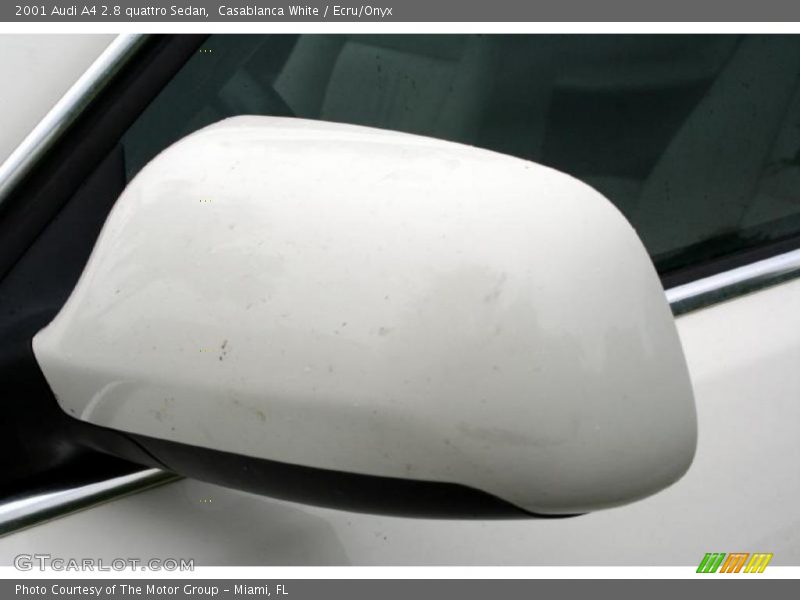Casablanca White / Ecru/Onyx 2001 Audi A4 2.8 quattro Sedan