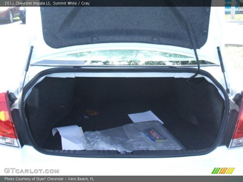Summit White / Gray 2010 Chevrolet Impala LS