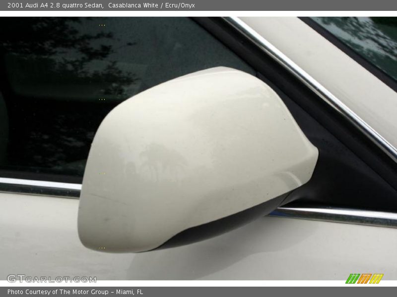 Casablanca White / Ecru/Onyx 2001 Audi A4 2.8 quattro Sedan