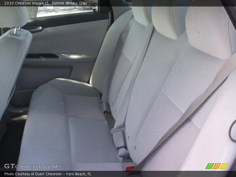 Summit White / Gray 2010 Chevrolet Impala LS