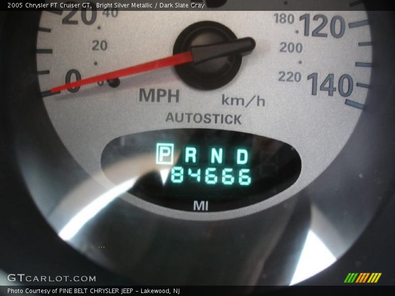 Bright Silver Metallic / Dark Slate Gray 2005 Chrysler PT Cruiser GT