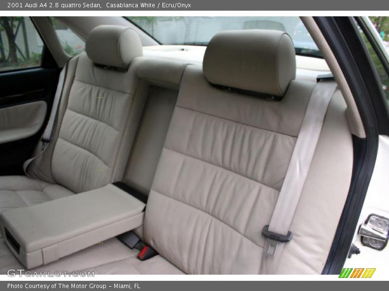 Casablanca White / Ecru/Onyx 2001 Audi A4 2.8 quattro Sedan