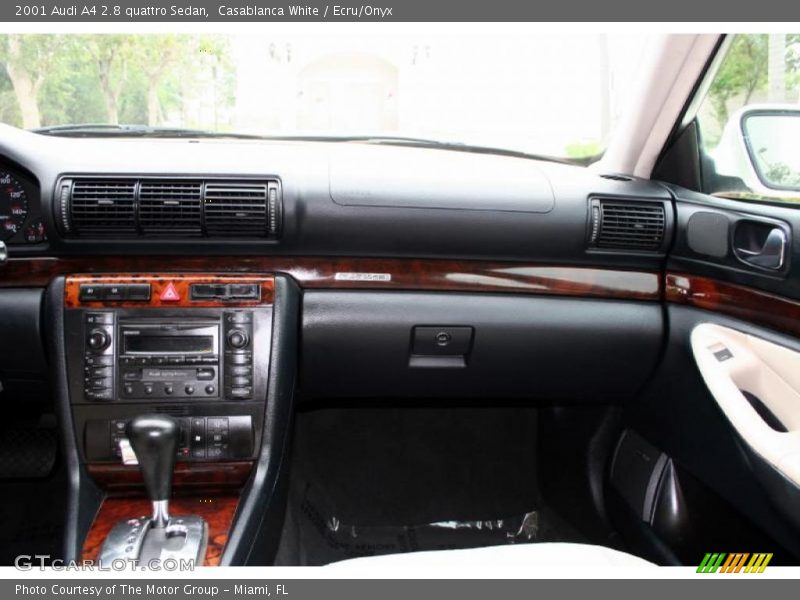 Casablanca White / Ecru/Onyx 2001 Audi A4 2.8 quattro Sedan