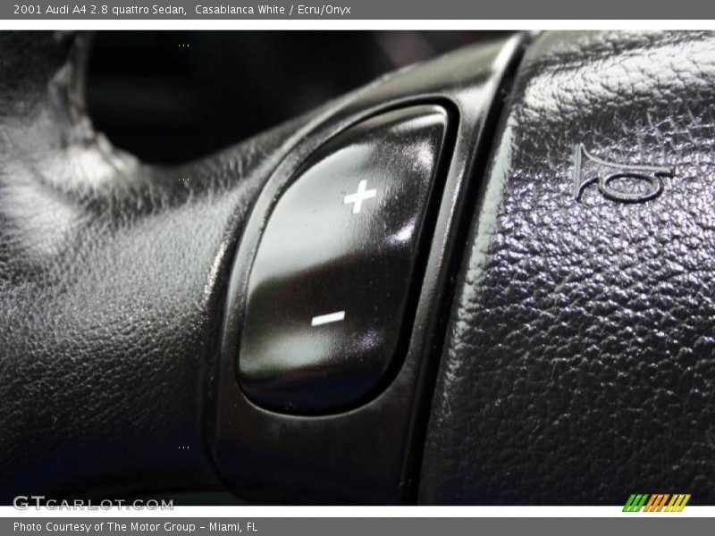 Casablanca White / Ecru/Onyx 2001 Audi A4 2.8 quattro Sedan
