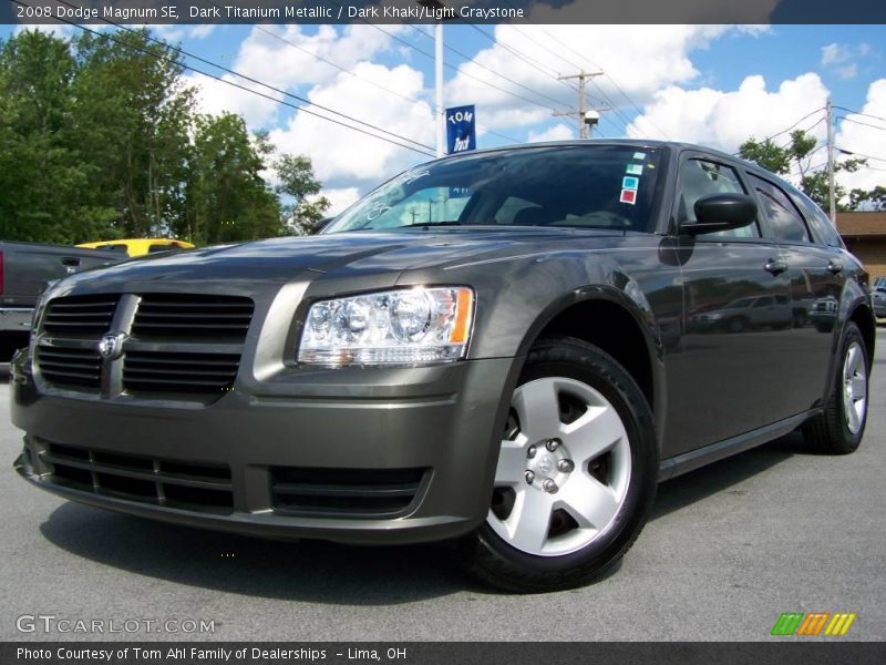 Dark Titanium Metallic / Dark Khaki/Light Graystone 2008 Dodge Magnum SE