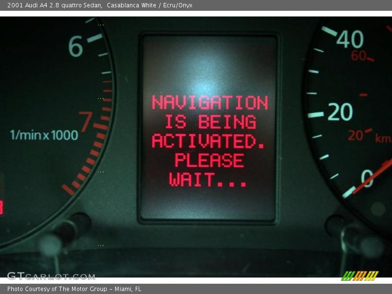 Casablanca White / Ecru/Onyx 2001 Audi A4 2.8 quattro Sedan