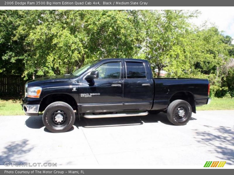 Black / Medium Slate Gray 2006 Dodge Ram 3500 Big Horn Edition Quad Cab 4x4