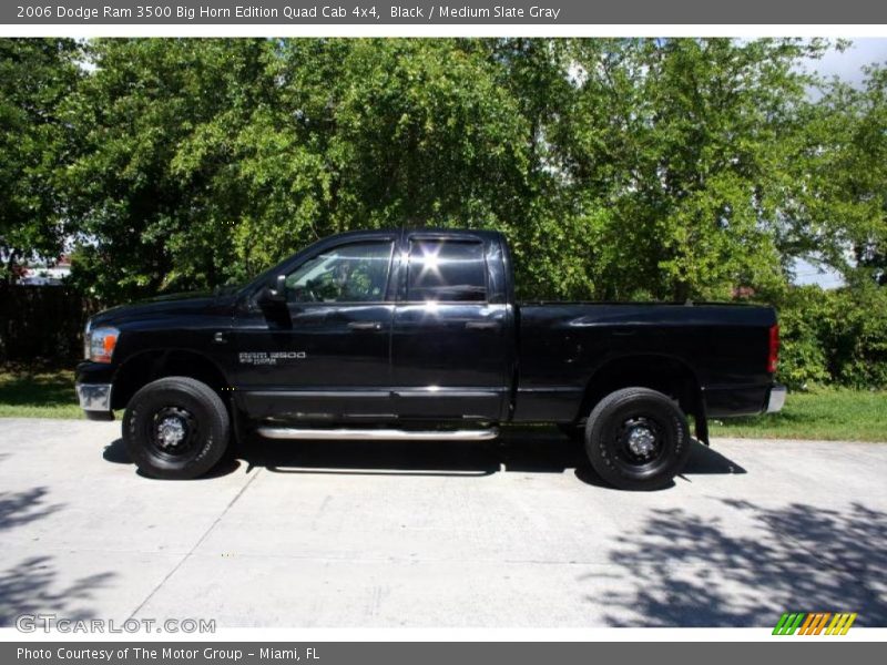 Black / Medium Slate Gray 2006 Dodge Ram 3500 Big Horn Edition Quad Cab 4x4