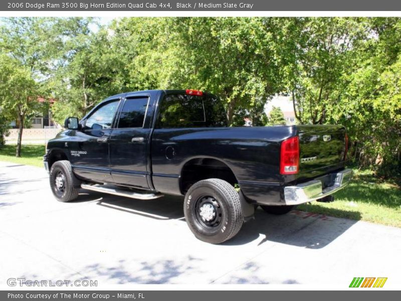 Black / Medium Slate Gray 2006 Dodge Ram 3500 Big Horn Edition Quad Cab 4x4