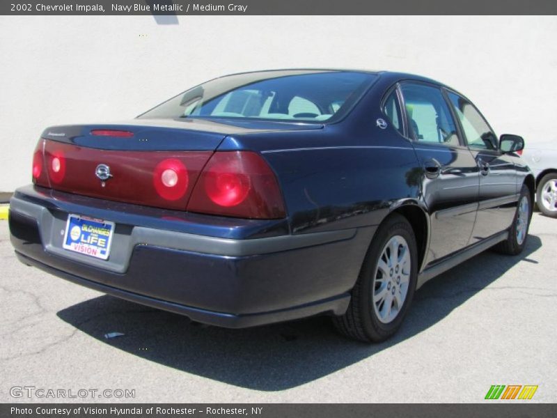 Navy Blue Metallic / Medium Gray 2002 Chevrolet Impala
