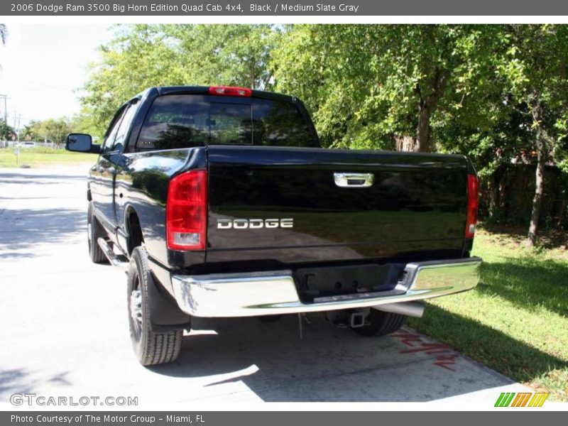 Black / Medium Slate Gray 2006 Dodge Ram 3500 Big Horn Edition Quad Cab 4x4