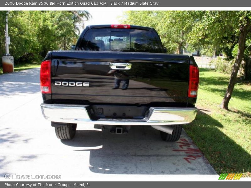 Black / Medium Slate Gray 2006 Dodge Ram 3500 Big Horn Edition Quad Cab 4x4