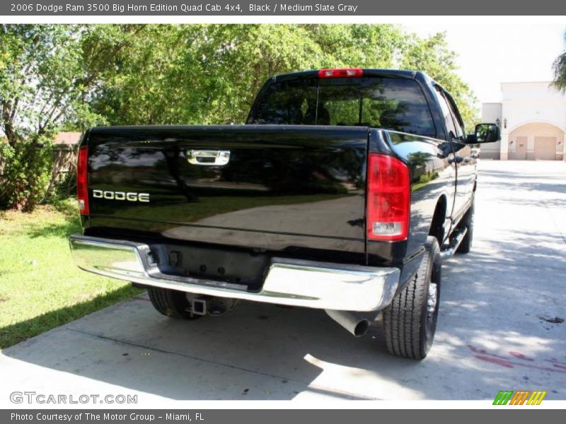 Black / Medium Slate Gray 2006 Dodge Ram 3500 Big Horn Edition Quad Cab 4x4
